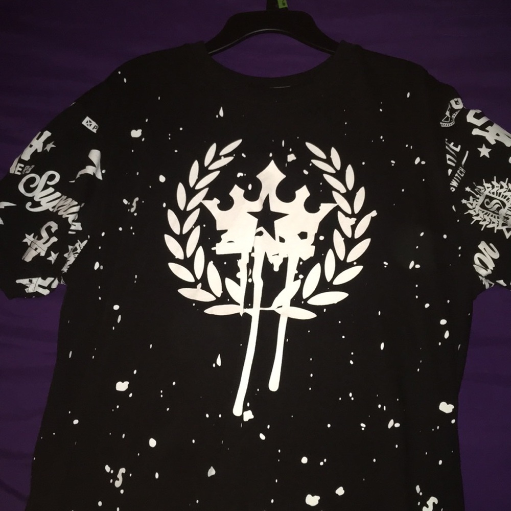 Splat paint T shirt